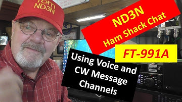 FT-991A - Recording and Playback of Voice and CW Channels