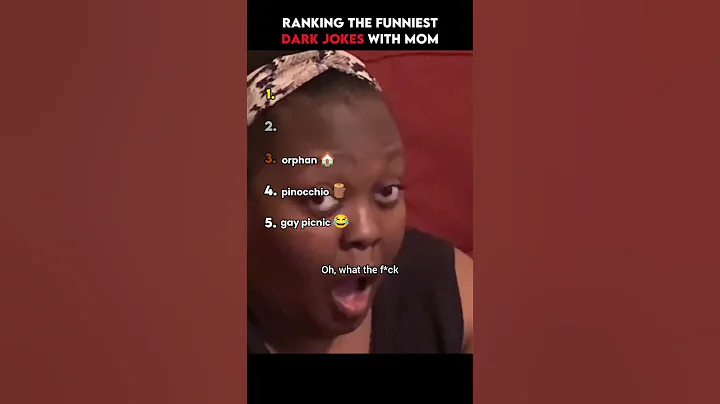 Ranking the Funniest Dark Jokes With Mom 😳😂 #shorts #funny #joke #darkhumor