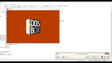 How to print number on the screen at the desired location in 8086 assembly.