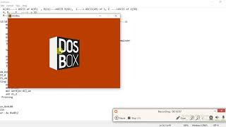 How to print number on the screen at the desired location in 8086 assembly.