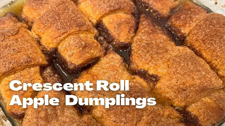 Crescent Roll Apple Dumplings | Apple Recipe | Simple and Delicious!