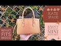 Kate Spade | Knott Metallic Mini Satchel Review | What Fits Inside | Reviews By Alexis