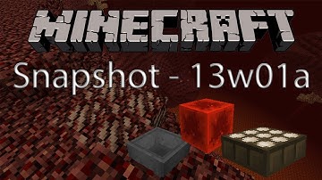 Minecraft Snapshot 13w01a Overview - New Nether Ore, Redstone Blocks, Daylight Sensors And More!