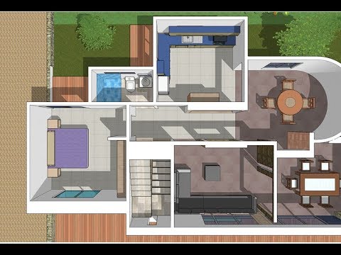planos de casas de dos pisos con 4 recamaras