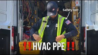 How I stay Safe In All Conditions | HVAC Safety PPE 👷🏽‍♂️