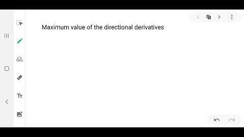 Maximum value of directional derivatives