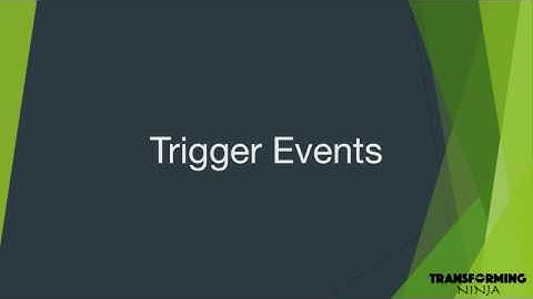Business Process Trigger Events