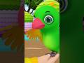 Mai Tota My Flying Parrot Song, मैं तोता #shorts #hindirhymes #greenparrot #hindisongs #shortvideos