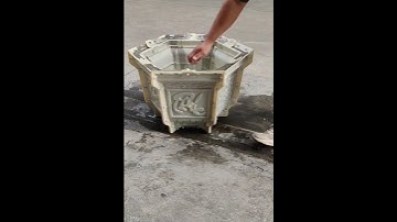 Tỉ lệ pha xi và cát rất quan trọng trong đúc chậu cảnh #khuonchaucanhcaobang