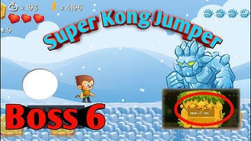 Super Kong Jumper - Gameplay Walkthrough Boss 8 l (Android, IOS)