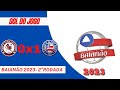 Jacuipense 0x1 Bahia, Campeonato Baiano 2023, Gol do Jogo
