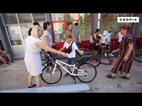 Podjela bicikala djeci iz Ukrajine
