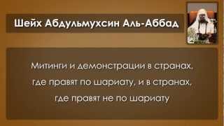 Шейх Аль-Аббад: Митинги и демонстрации в любой стране