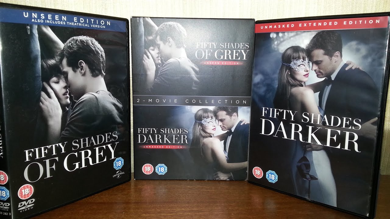 Fifty Shades Of Grey and Fifty Shades Darker, 2 Movie Collection DVD