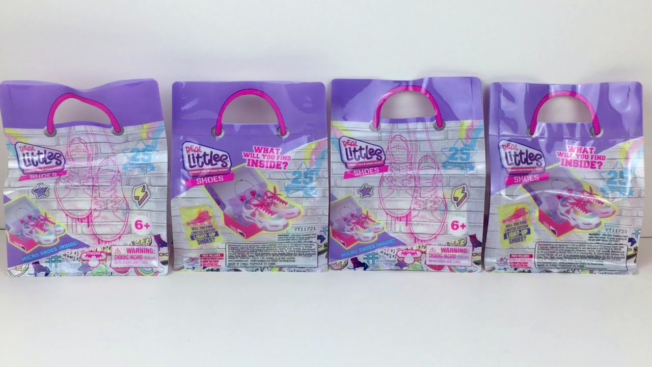 Shopkins Real Littles Shoes Unboxing Toy Review