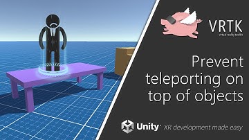 [Unity XR] VRTK v4 - Prevent teleporting on top of objects