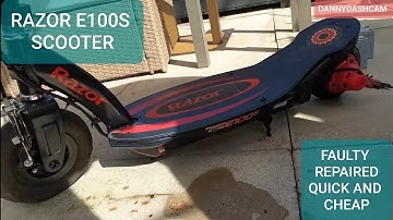 RAZOR E100S ELECTRIC SCOOTER FAULT FIXED QUICKLY AND CHEAPLY