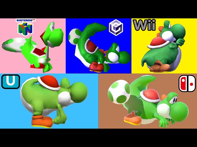 Super Smash Bros. History] Evolution of Yoshi's Egg Lay (Neutral B
