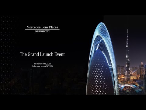 The Spectacular Launch Of Mercedes-Benz Places Binghatti : Born From Tomorrow In  Dubai