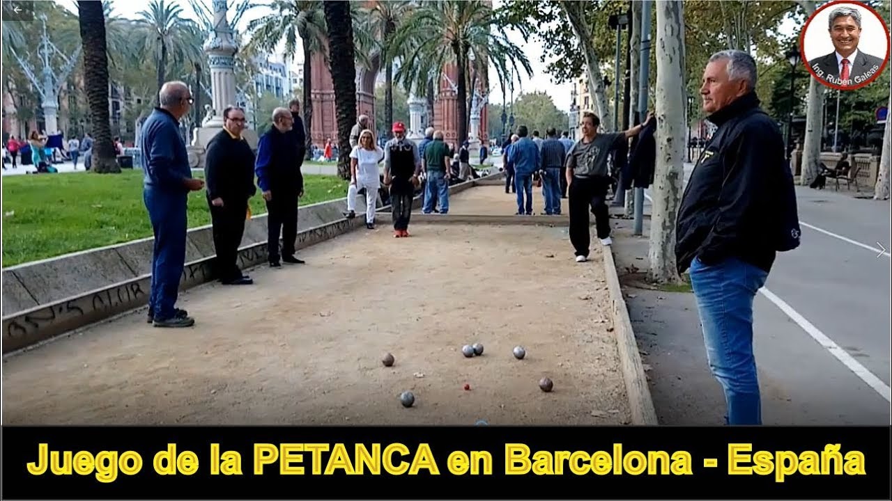 guía George Eliot Admirable Petanque. Tradicional juego de la PETANCA en Barcelona - España. - YouTube