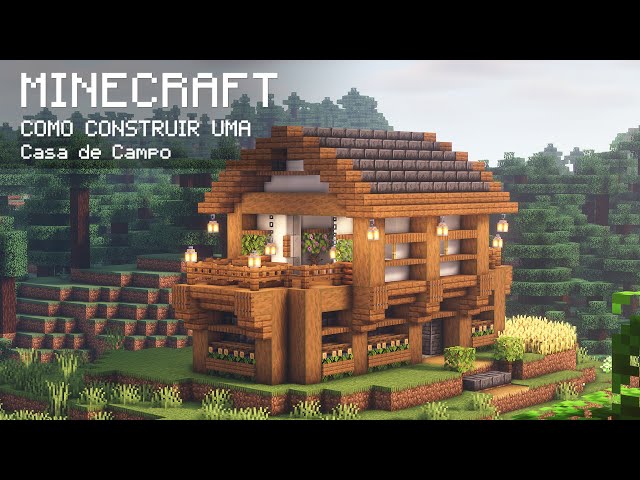 ✓ COMO CONSTRUIR CASA DE CAMPO MEDIEVAL - MINECRAFT 