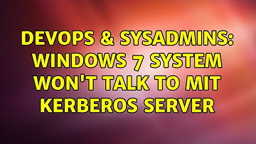 DevOps & SysAdmins: Windows 7 system won