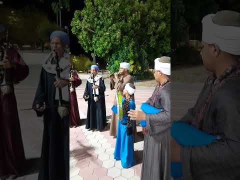 فرقه الريس النوبي سليم الاقصراوي في المدينه الشبابية بالاقصر استقبال وزير الشباب والرياضه