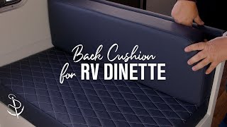 How to Make a Backrest Cushion for an RV Dinette