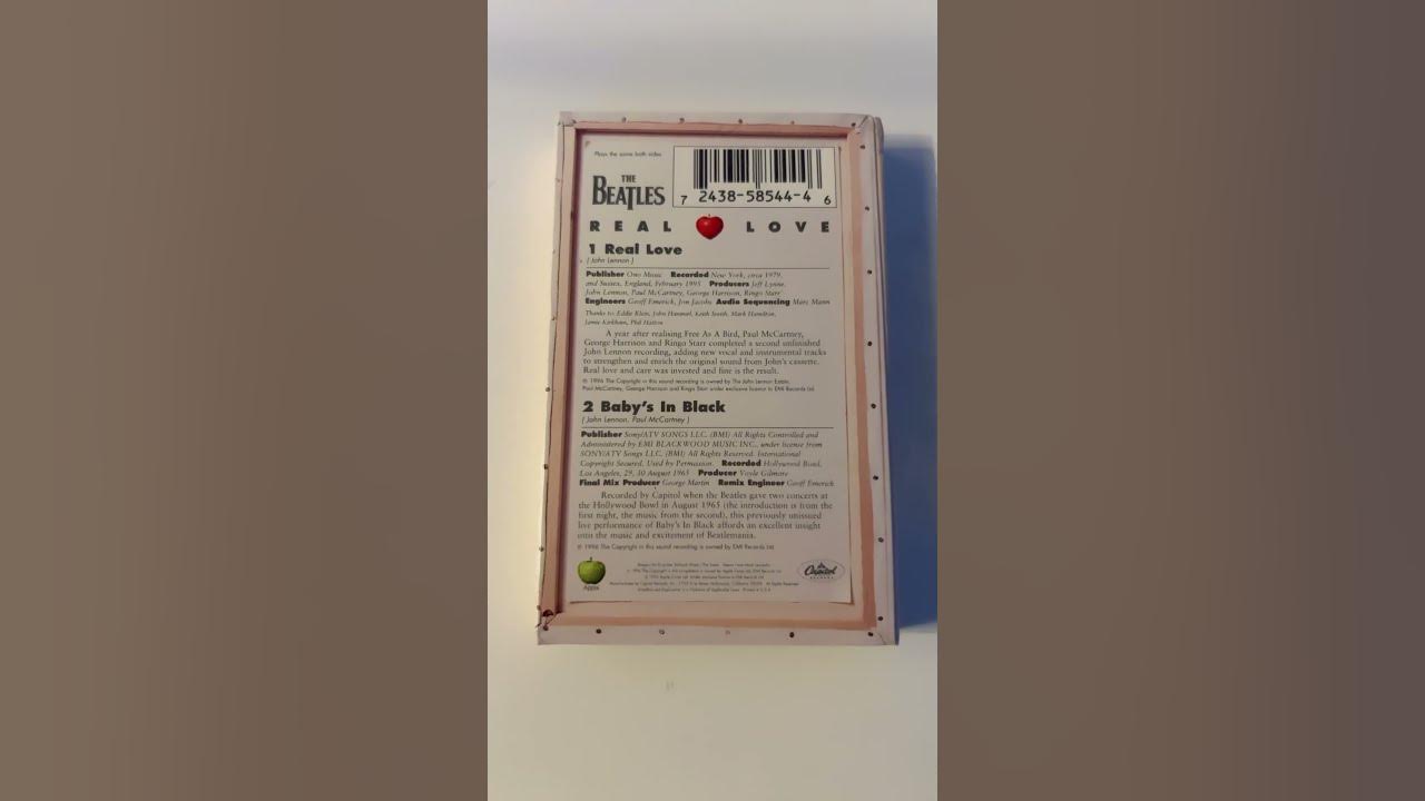 The Beatles Real Love Cassette Single #beatles #beatlemania #music #collection The Beatles Real Love Cassette Single #beatles #beatlemania #music #collection