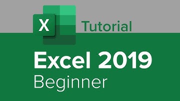 Excel 2019 Beginner Tutorial