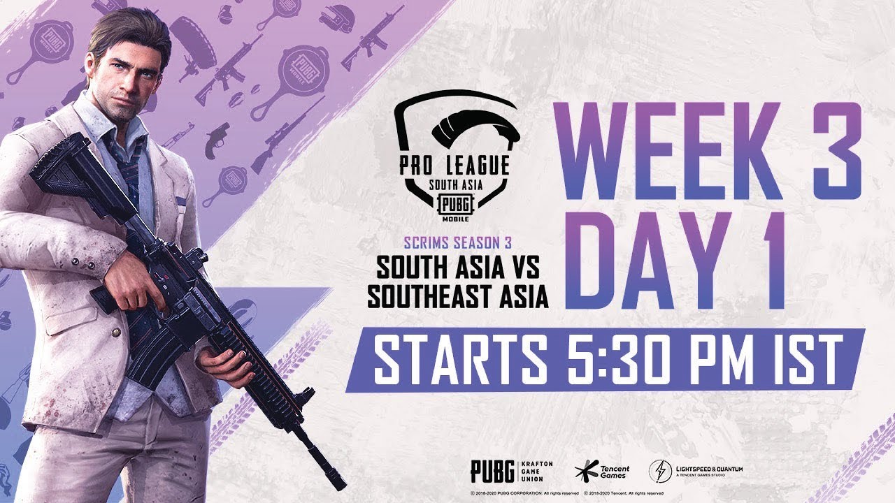 PMPL Scrims S3 W3 Day 1 | A vs B | PUBG MOBILE Pro League | iNESOfficial