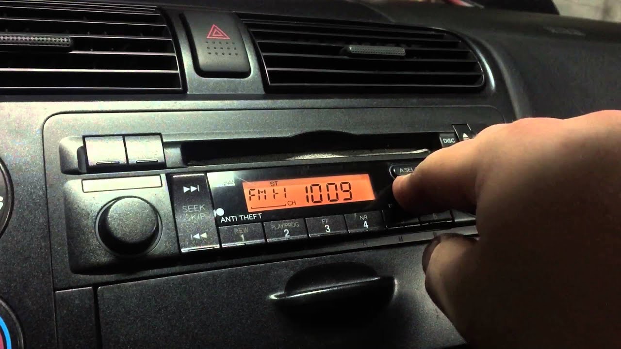 How To: Set Honda Civic's Clock - YouTube