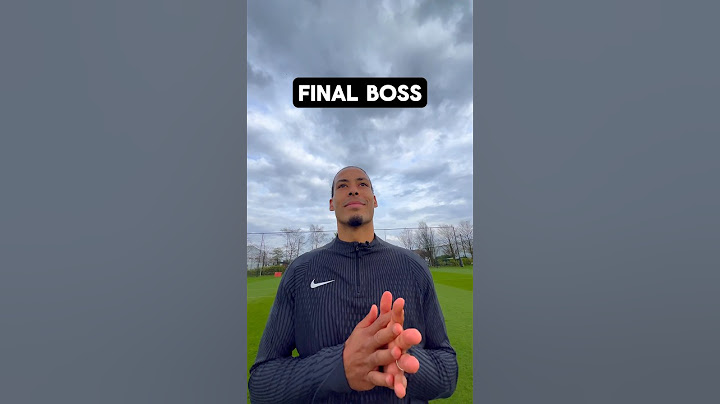 When Van Dijk is the final boss… 👀
