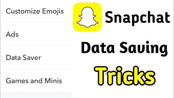 Snap Data Saving Tricks | Snapchat Data Saving Tricks | Snap