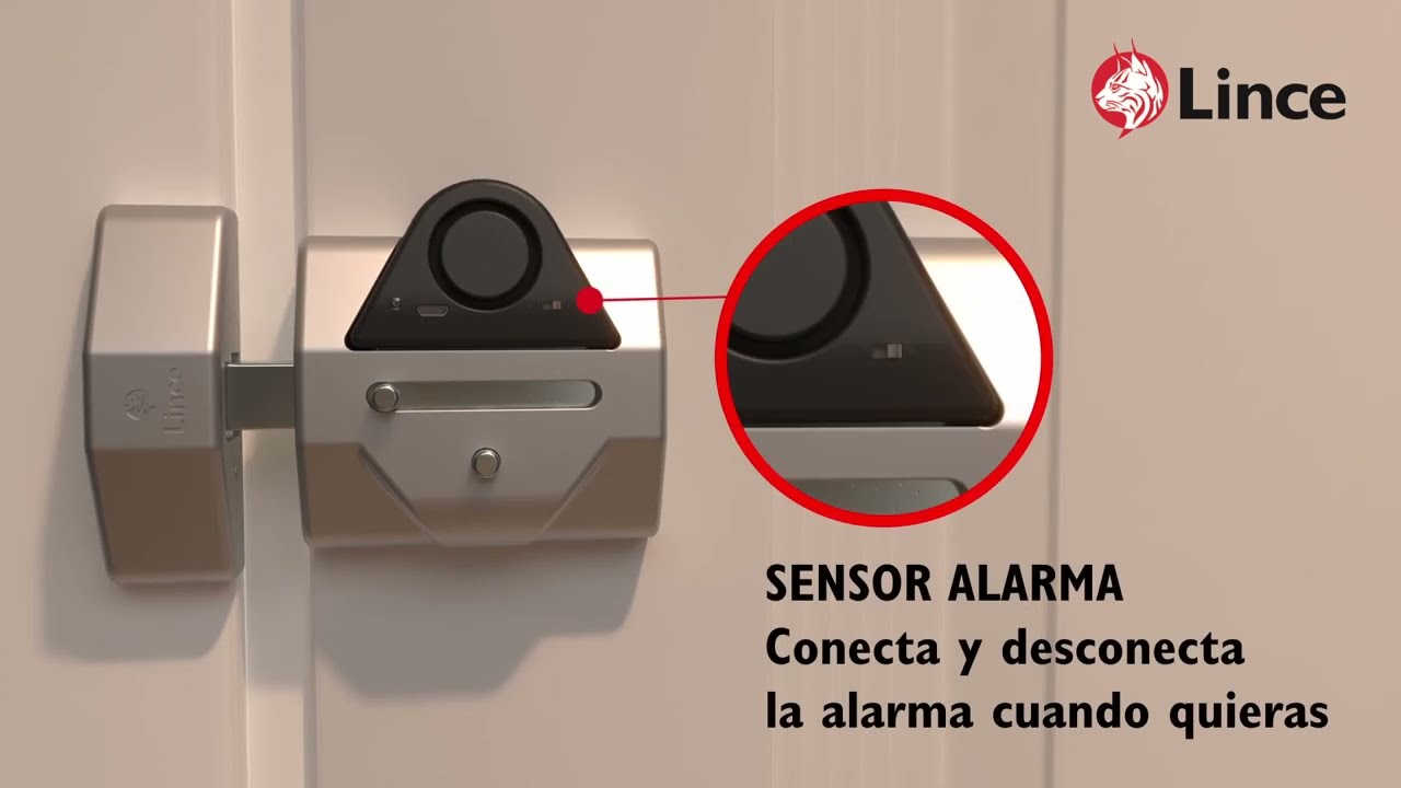 #Cerrojo con alarma 7930RSA - #Lince