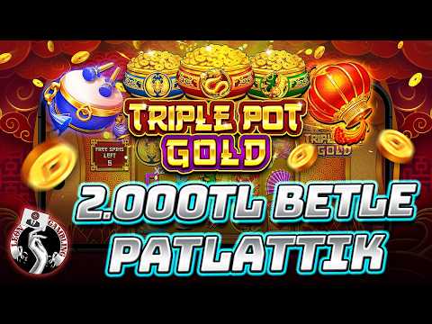 PARA DOLU FREESPINLER 💰 TRIPLE POT GOLD | PRAGMATIC PLAY SLOT OYUNLARI
