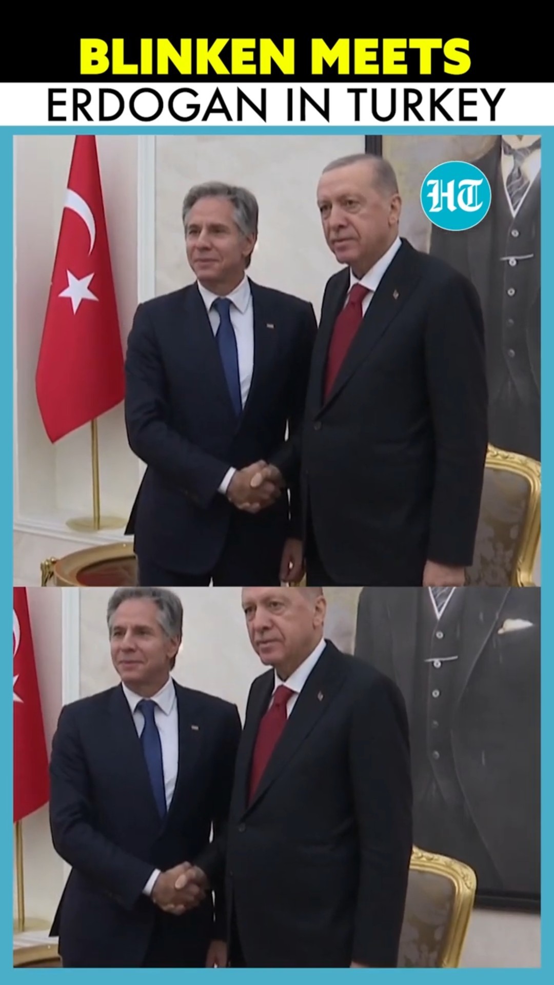 U.S. Secretary Blinken Meets President Erdogan During Middle East Visit