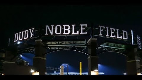 Back at the NEW Dudy Noble Field...