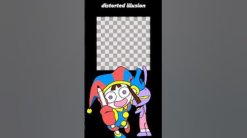 Very Easy 3D Trick Art! Distorted Optical Illusion by Pomni & Jax😎Funny Things You Should Try To Do😍