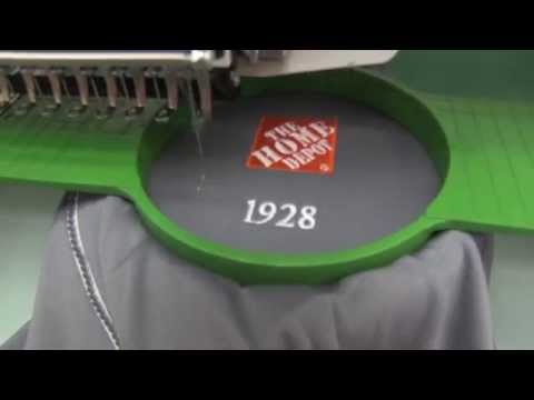Embrobery In Action - For The Home Depot