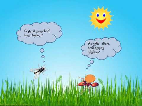 ბუზი და ჭიანჭველა