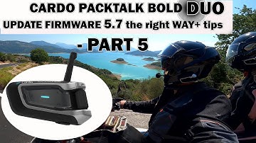 Firmware Cardo PACKTALK Bold DUAL SLIM , the right WAY installation + tips PART 5 REVIEW