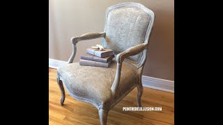 Peindre le tissus avec la peinture Chalk Paint™ d'Annie Sloan www.peintredelillusion.com