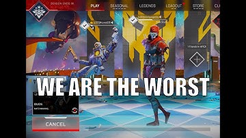 we are the WORST apex players of all time