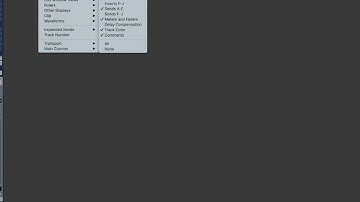 Edit & Mix Display Options: How To Display Or Hide A View In Pro Tools