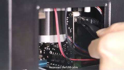 ANYCUBIC Photon: Inspect the USB cable on Photon