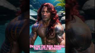 Dwayne The Rock Johnson-The Little Mermaid! #shorts