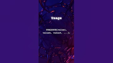 SQL Basics 101: COALESCE()