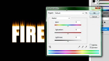 Text On Fire (Part 1/2) - Photoshop CS4 Intermediate Tutorial HD