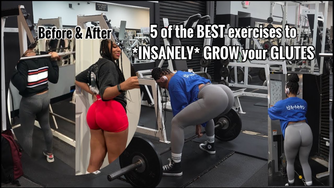 5 of the BEST exercises to *INSANELY* GROW your GLUTES - YouTube